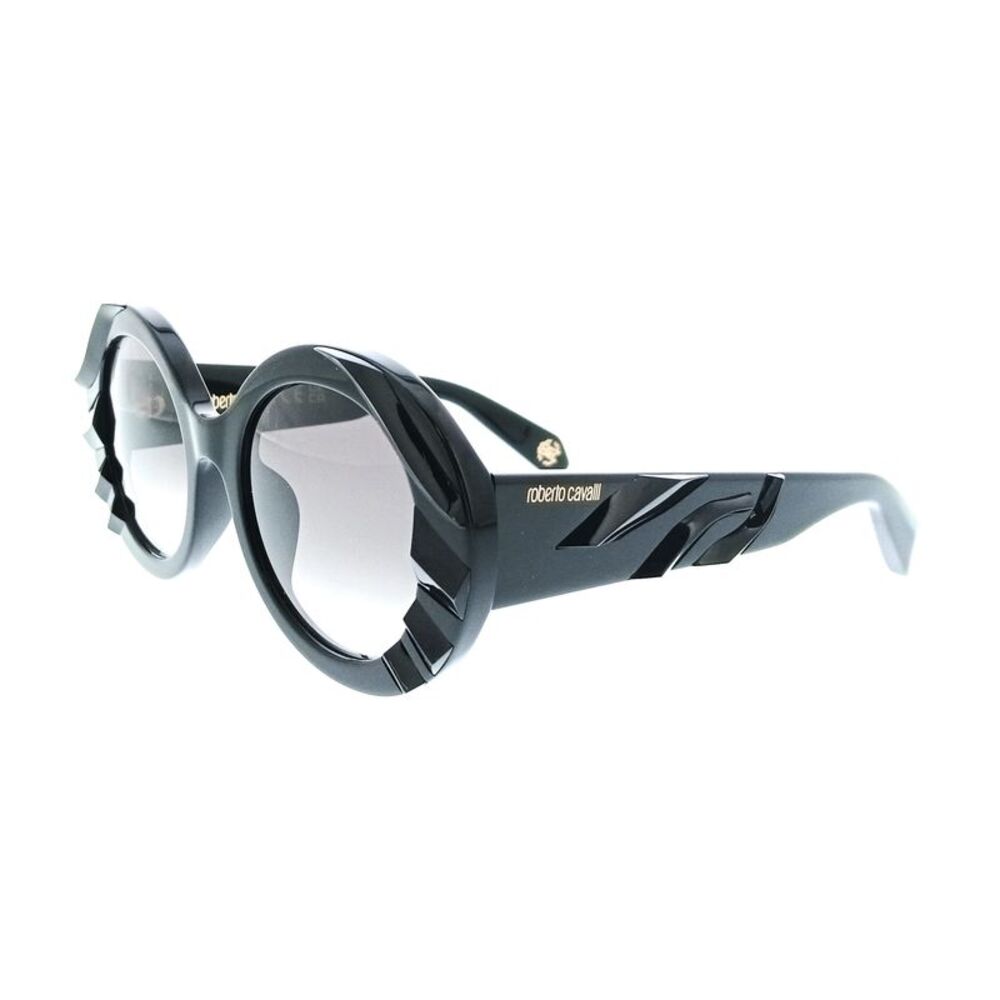 Roberto Cavalli SRC010V520700 Black Square Unisex Sunglasses